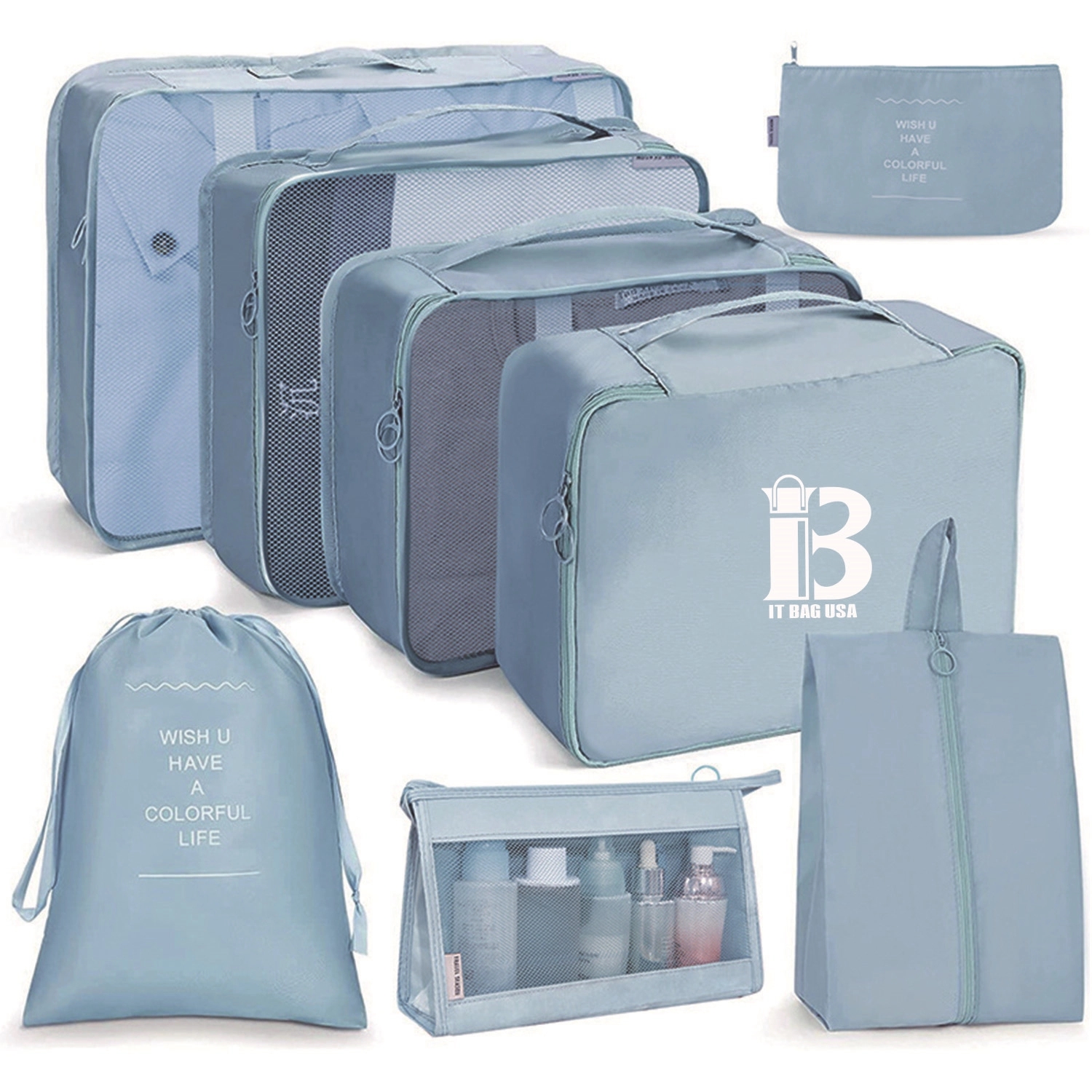 7 Pcs Packing Cubes For Travel 2