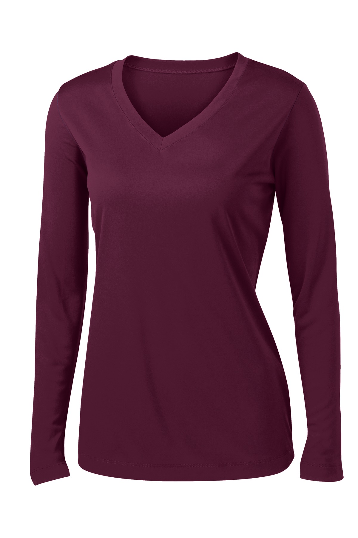Sport-Tek Women's Long Sleeve PosiCharge Competitor V-Neck Tee. LST353LS 68