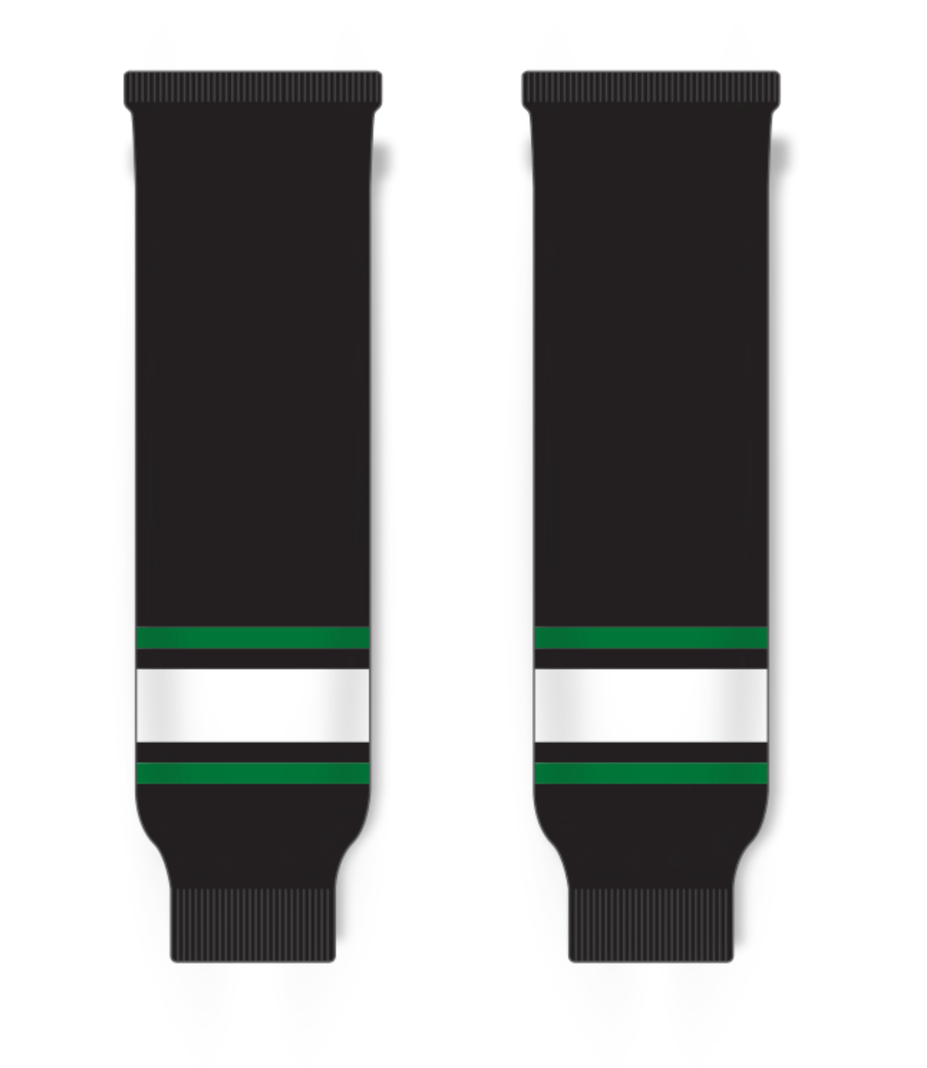 Knitted Striped Hockey Socks HS630-G166 6