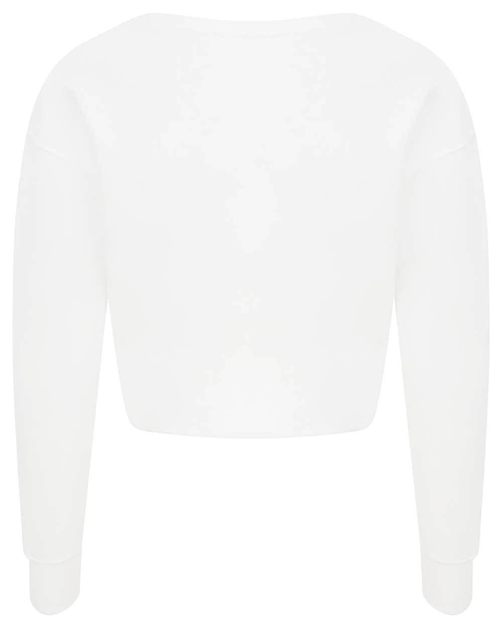 Women's Cropped Crewneck Sweatshirt - JHA035 5