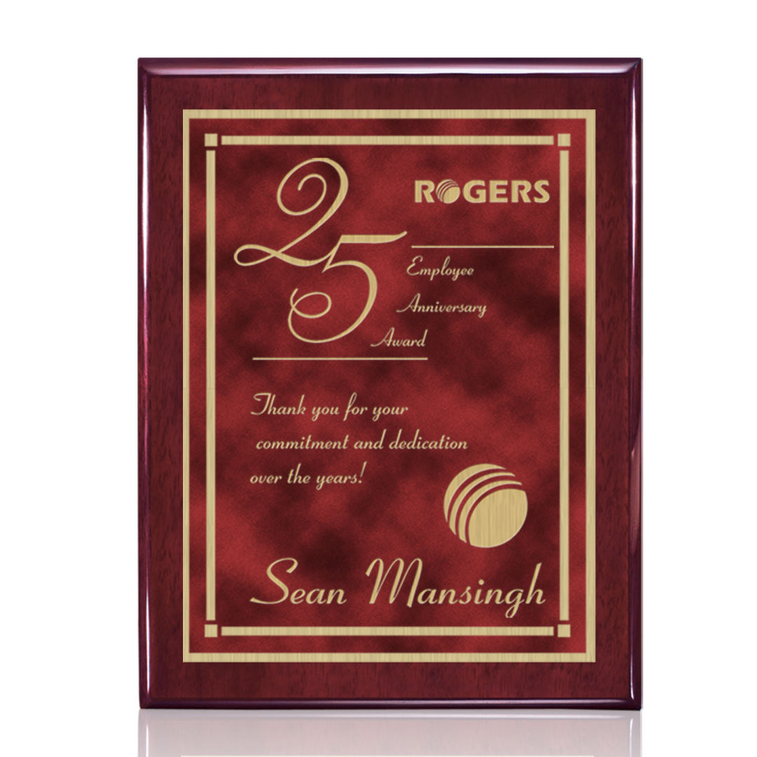 Oakleigh/Contempo Plaque - Rosewood/Red 6