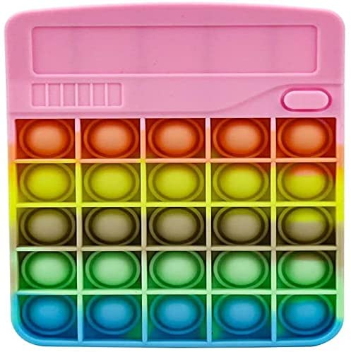 Calculator Push Bubble Popper Fidget Toy 8