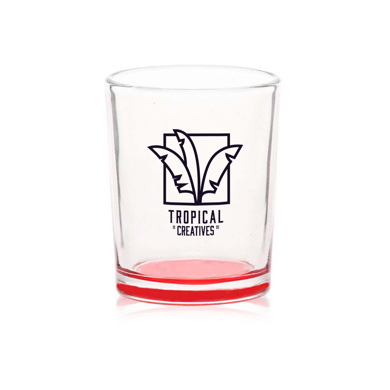 3 oz. Glass Votive Candle Holder (1 Color Imprint) 3