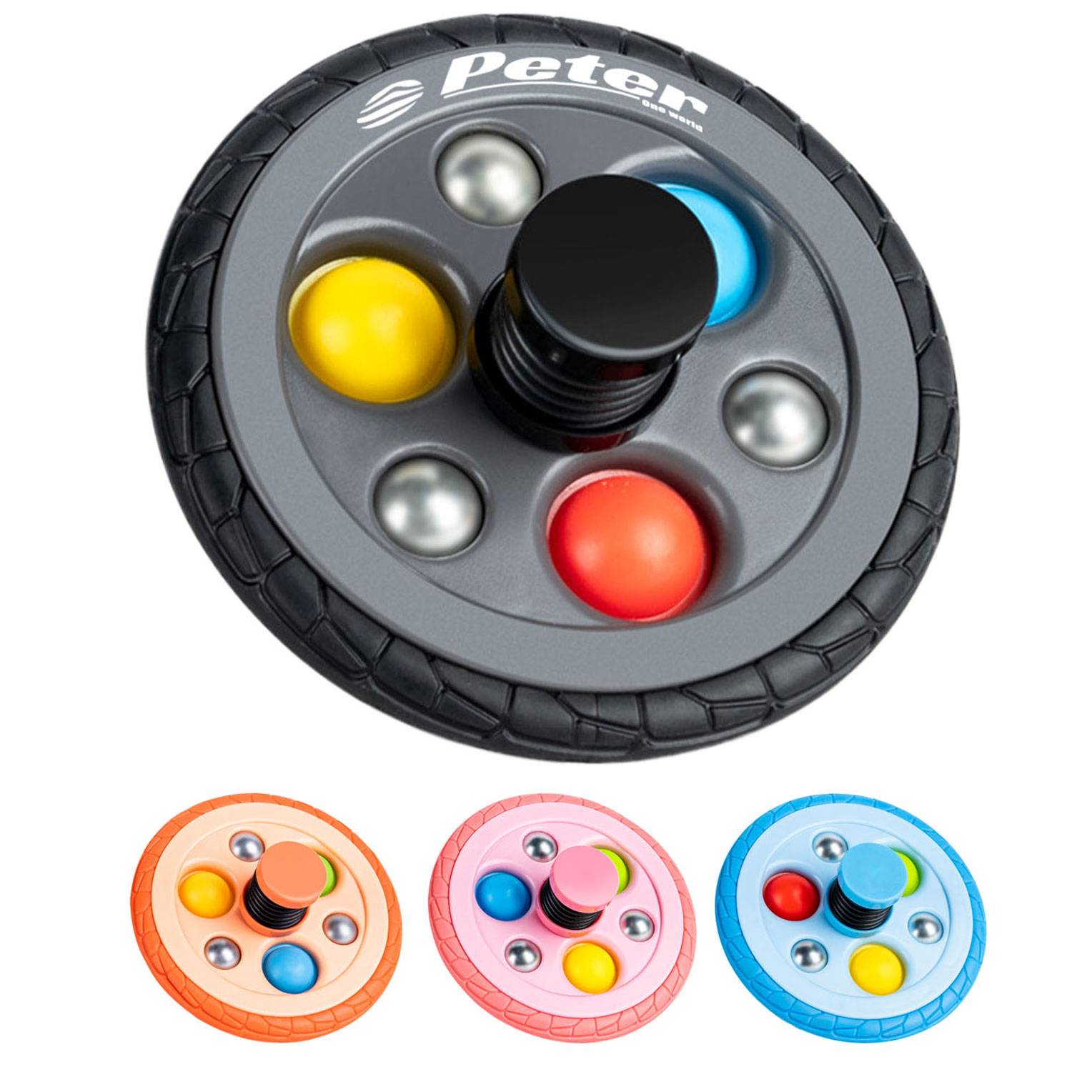 Educational Fidget Spinner Bouncing Tire Stress Relief Toy 6