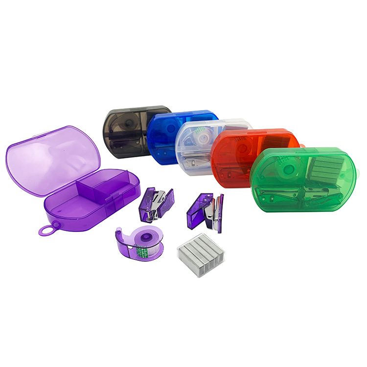 Basics Office Supplies Desk Accessories Kit Stapler Set Tape 3