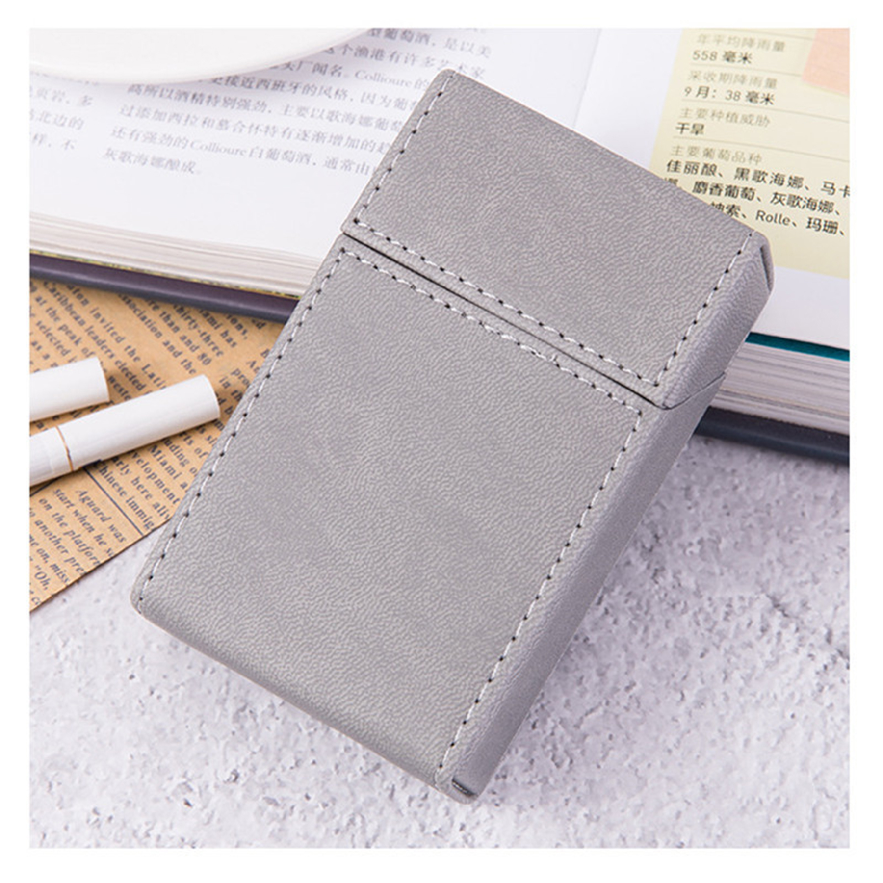 Pu Material Cigarette Case Dispenser 5