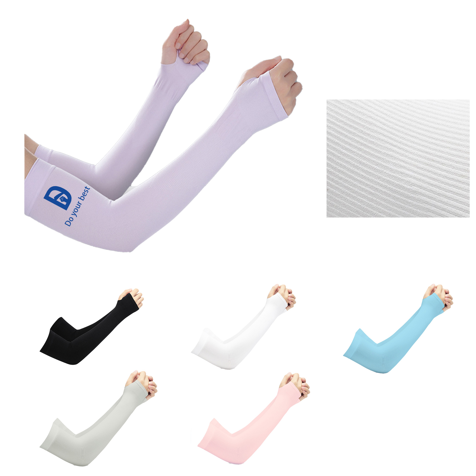MOQ 30 Arm Sleeves with Thumb Holes 2