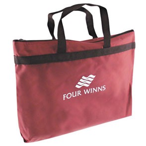 600 Denier Zippered Tote w/Gusset (14"x11"x3") 10