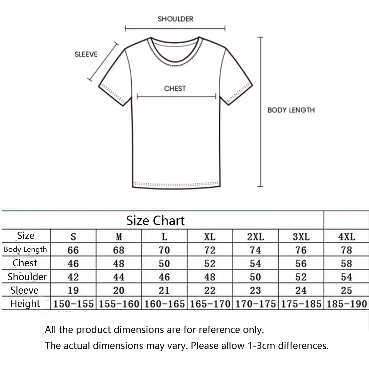 Unisex Cotton T Shirt Round Neck 7