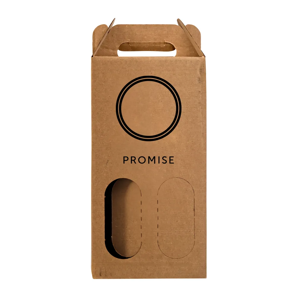 2-Bottle Cardboard Carrier 2