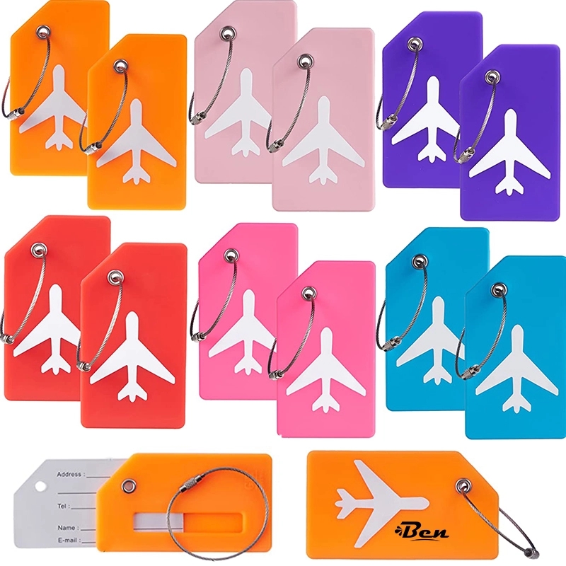 Silicone Luggage Tag Baggage Handbag Suitcase Instrument 8