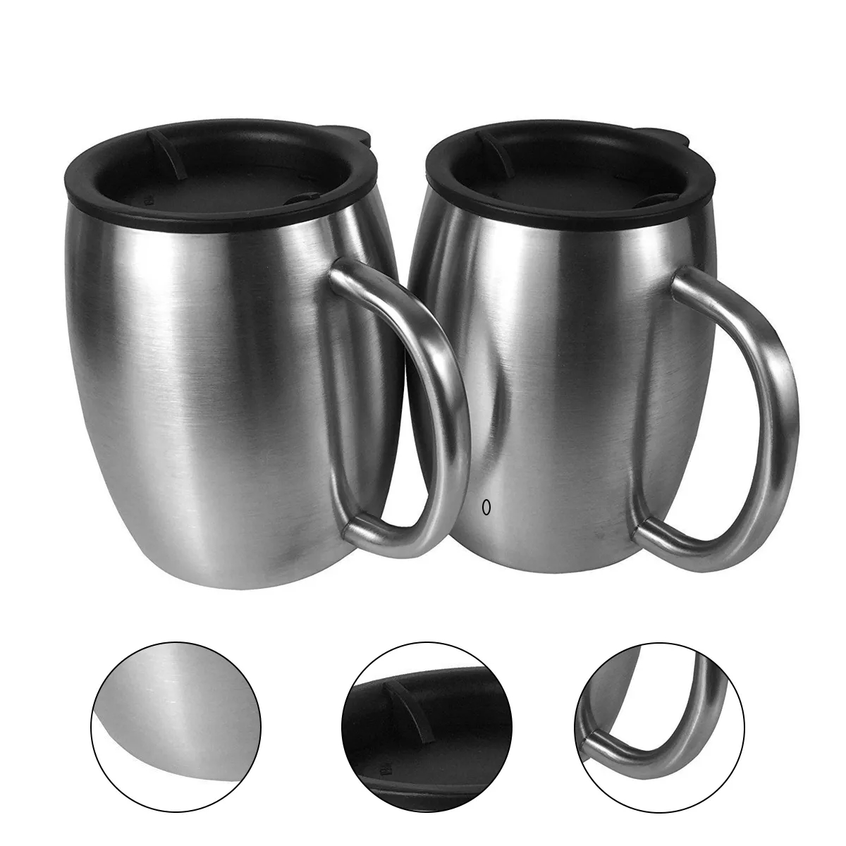 16 Oz. Stainless Steel Beer Mug With Handle 3