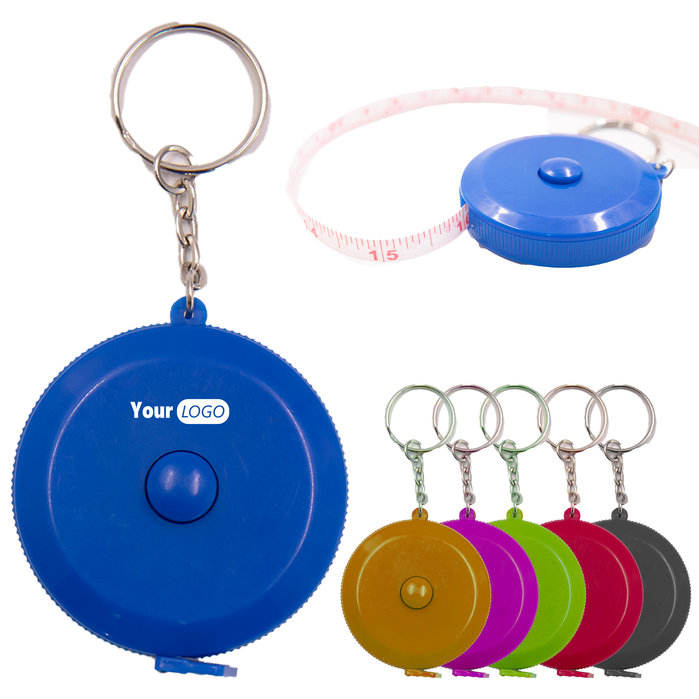 Abs Mini Retractable Keychain Tape Measure 9