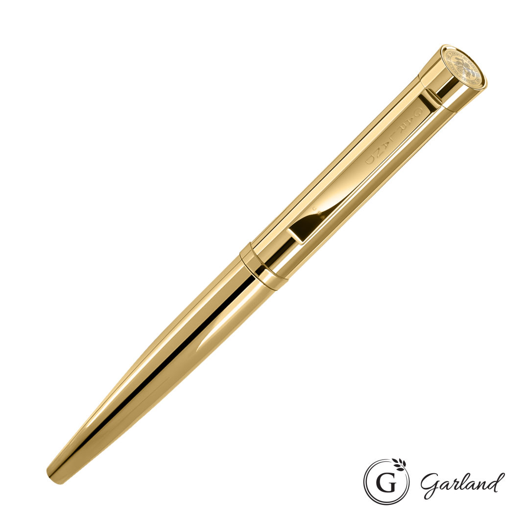 Garland® Executive Signature Cust Emblem Rollerball Pen Gold 4