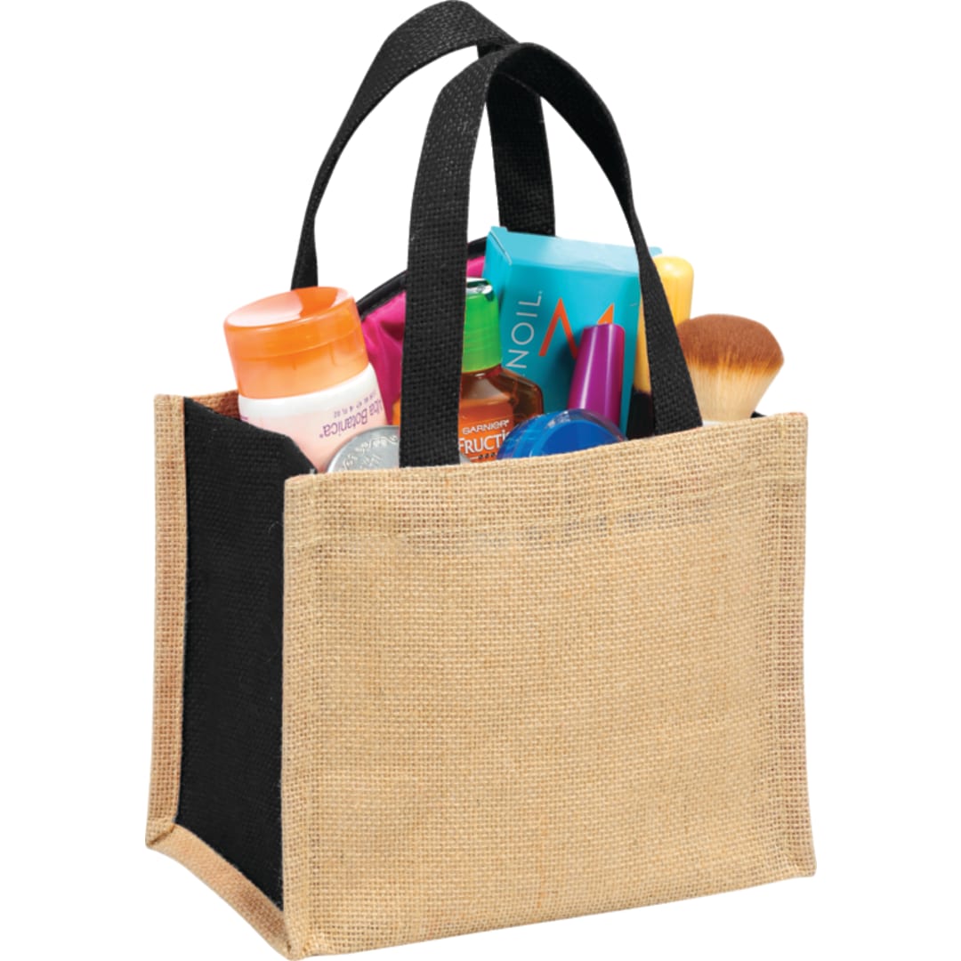 Mini Jute Gift Tote, custom tote bag with logo imprint 23
