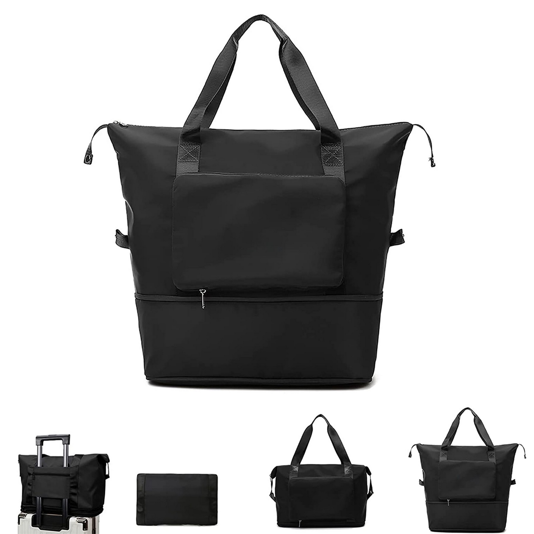 Expandable Folding Travel Duffle Tote Bag 2