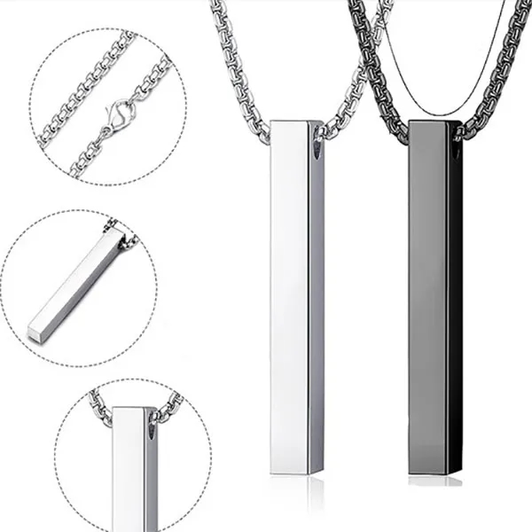 Long Pillar Projection Necklace