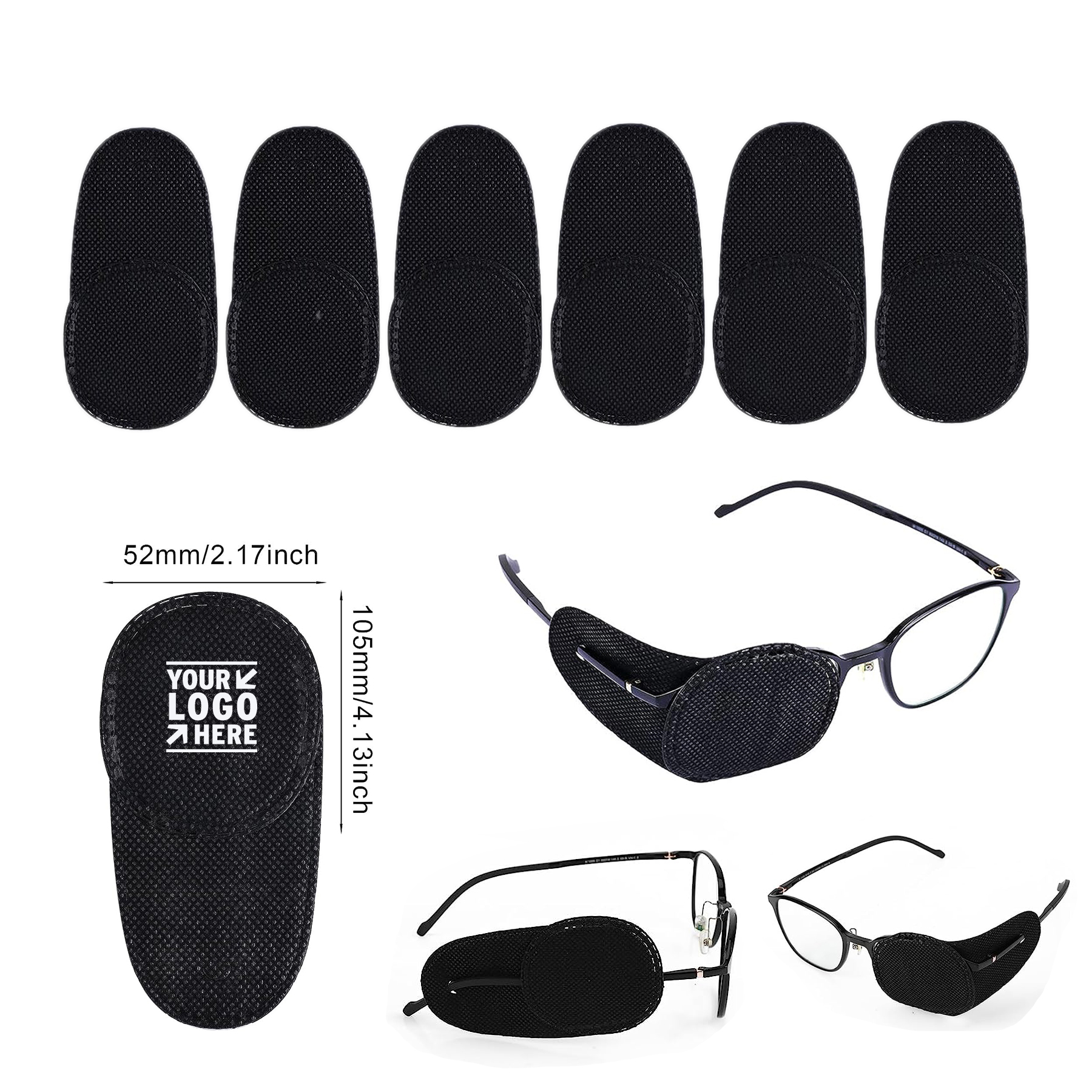 Lazy Eye Improve Amblyopia Strabismus Medium Glass Kids Adults Reusable Eye Patch