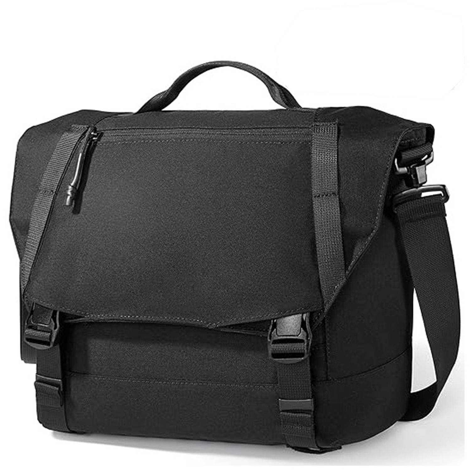Large Capacity Nylon Messenger Bag w/ Handle for Travel Work 6