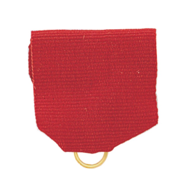 Solid Red Pin Drape Ribbon with Jump Ring 2
