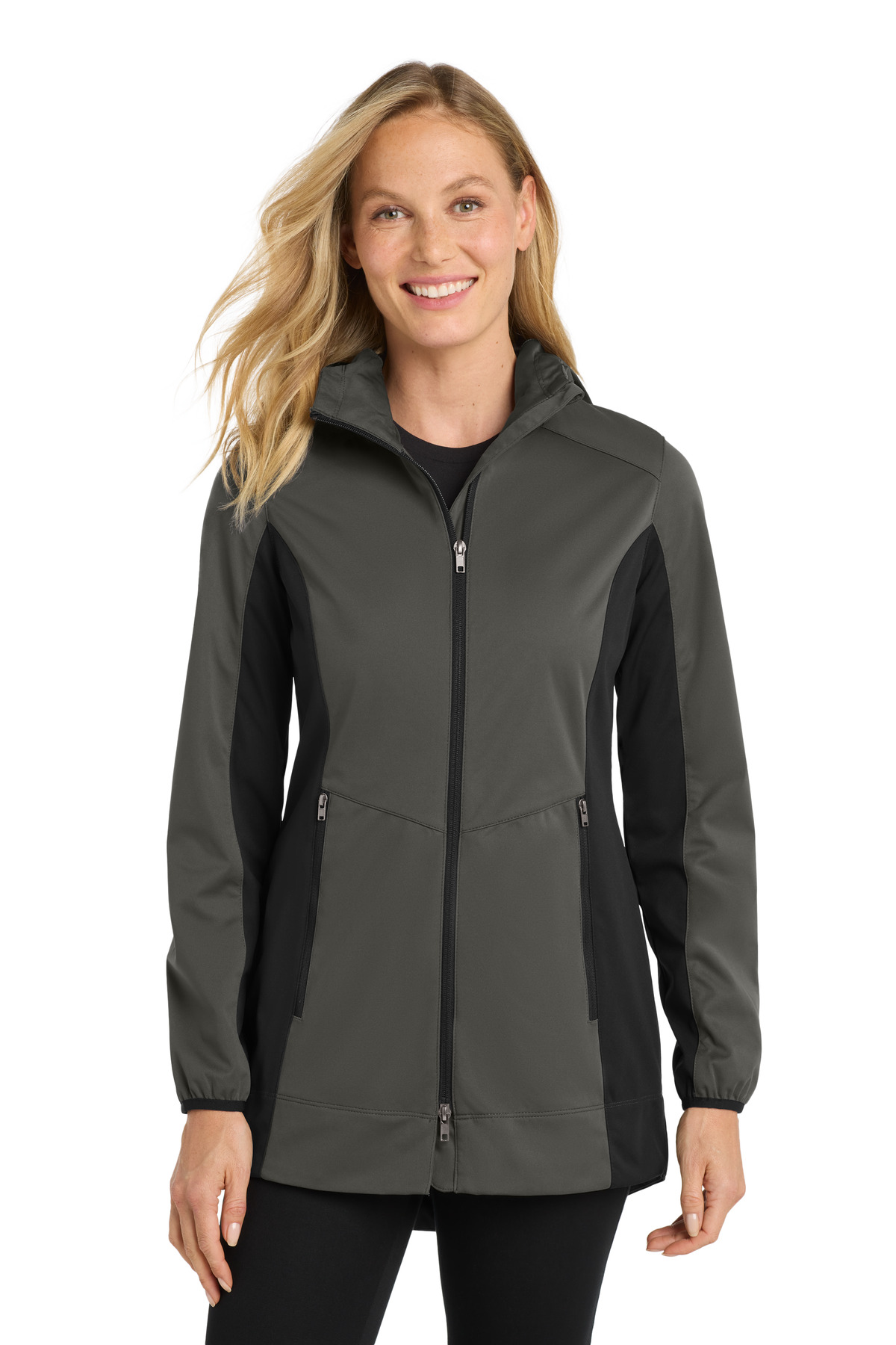 Port Authority Women's Active Hooded Soft Shell Jacket. L719 18