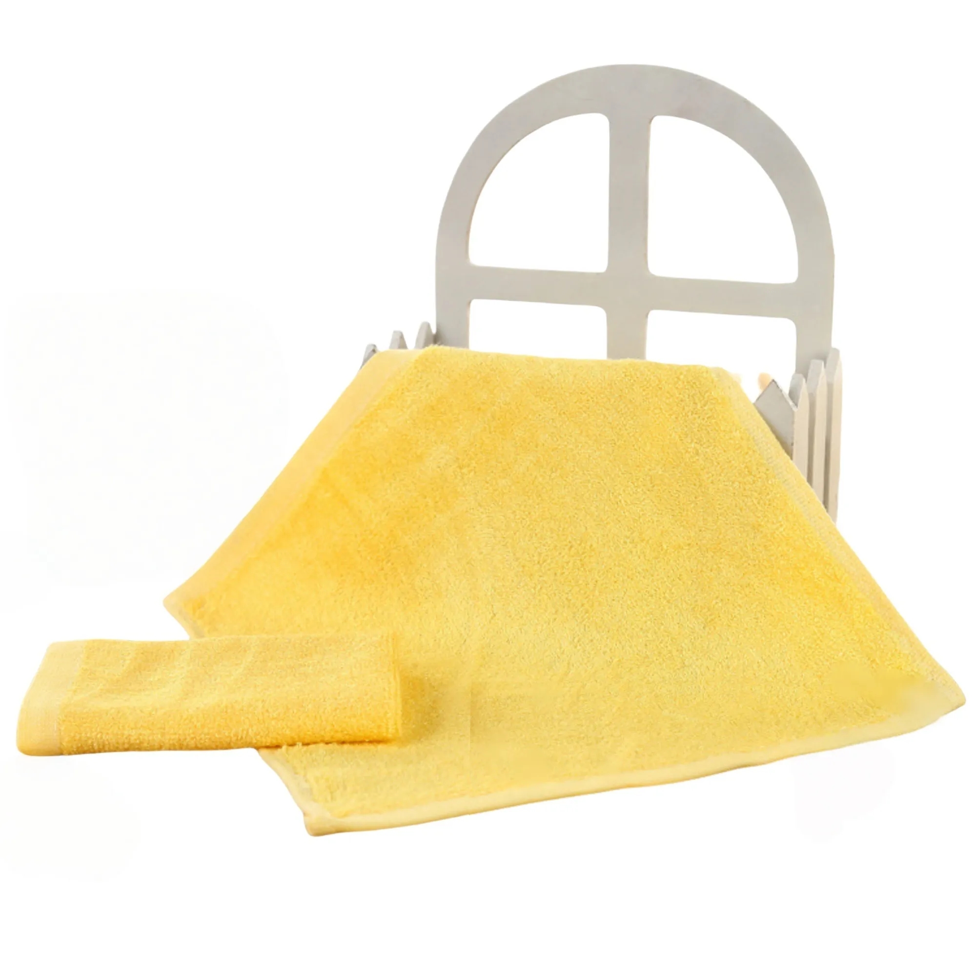 Bamboo Fiber Small Square Towel 4