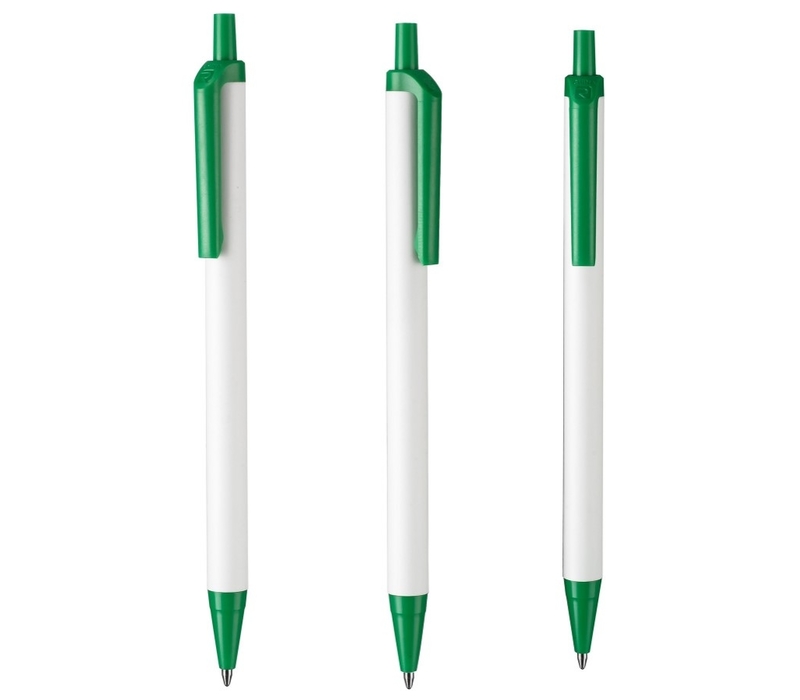 Slim White Barrel Pen 8