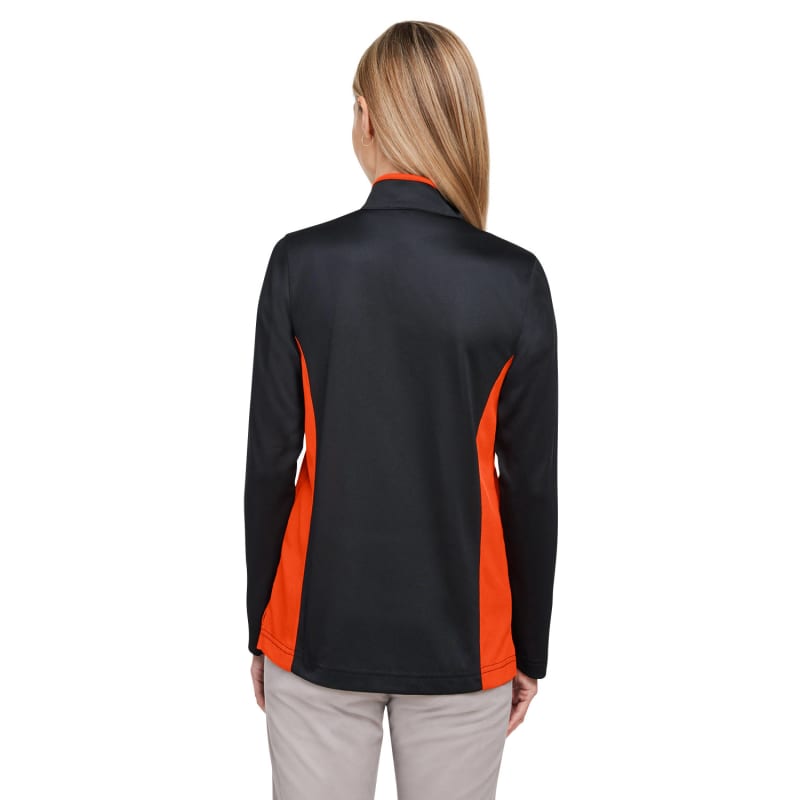 Harriton Ladies' Flash Snag Protection Plus IL Colorblock Quarter-Zip 4