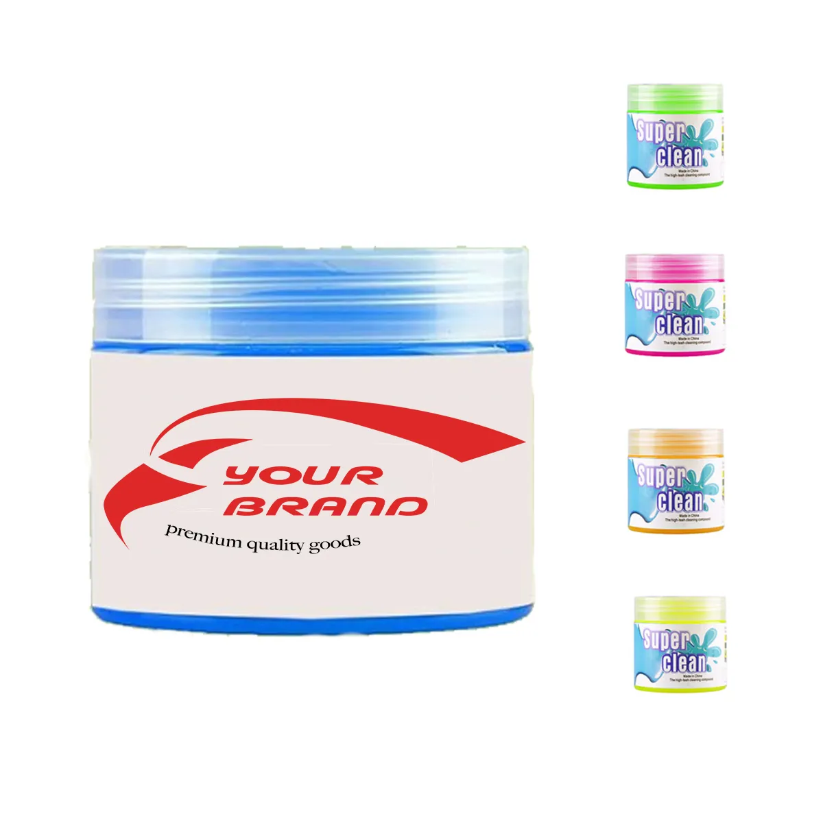 Reusable Fragrance Non-Toxicity Canning Car Cleaning Gel 1