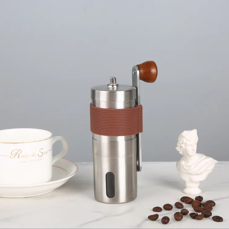 Manual Coffee Bean Grinder with Titanium Burrs 3