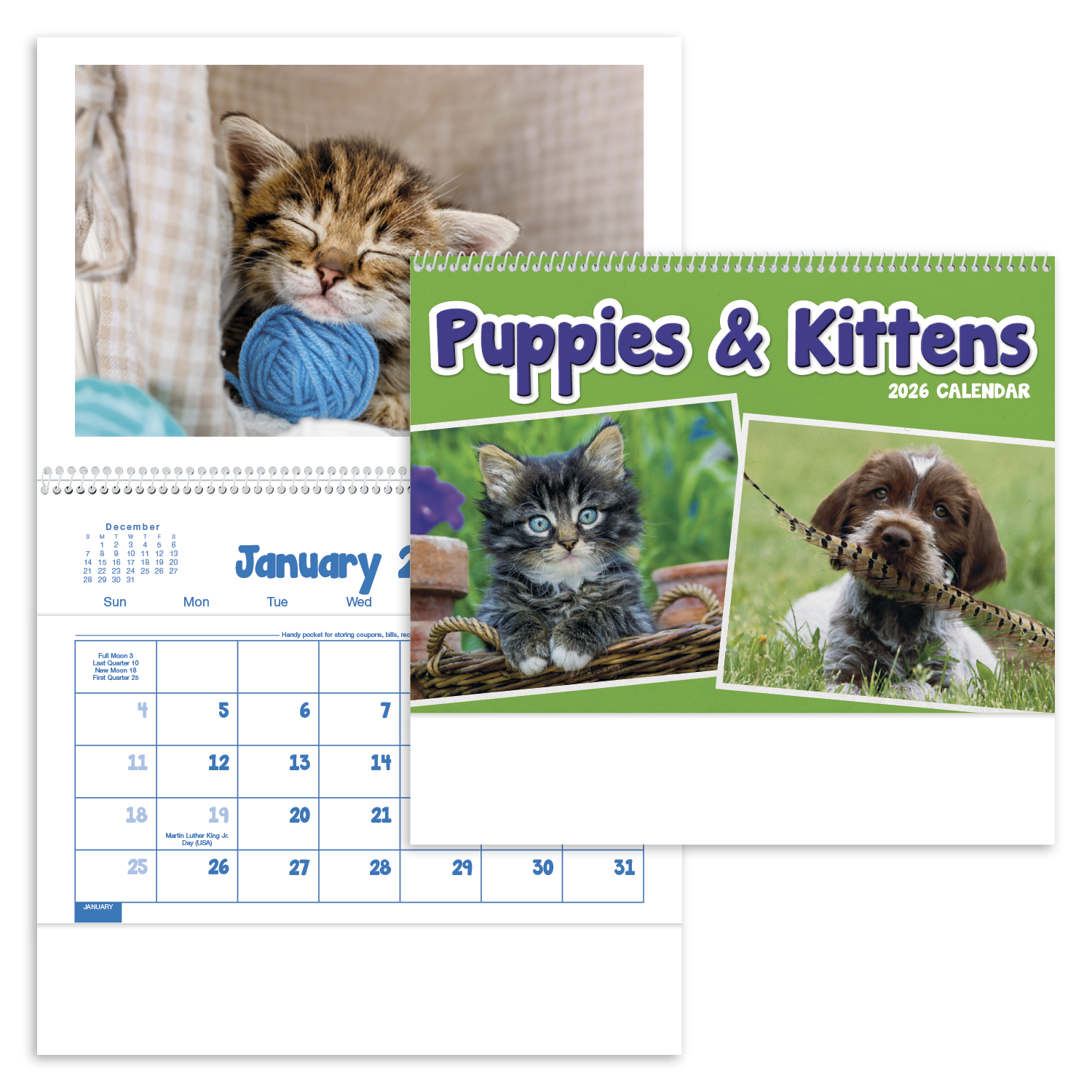 Triumph® Calendars Puppies & Kittens Pocket Calendar 50