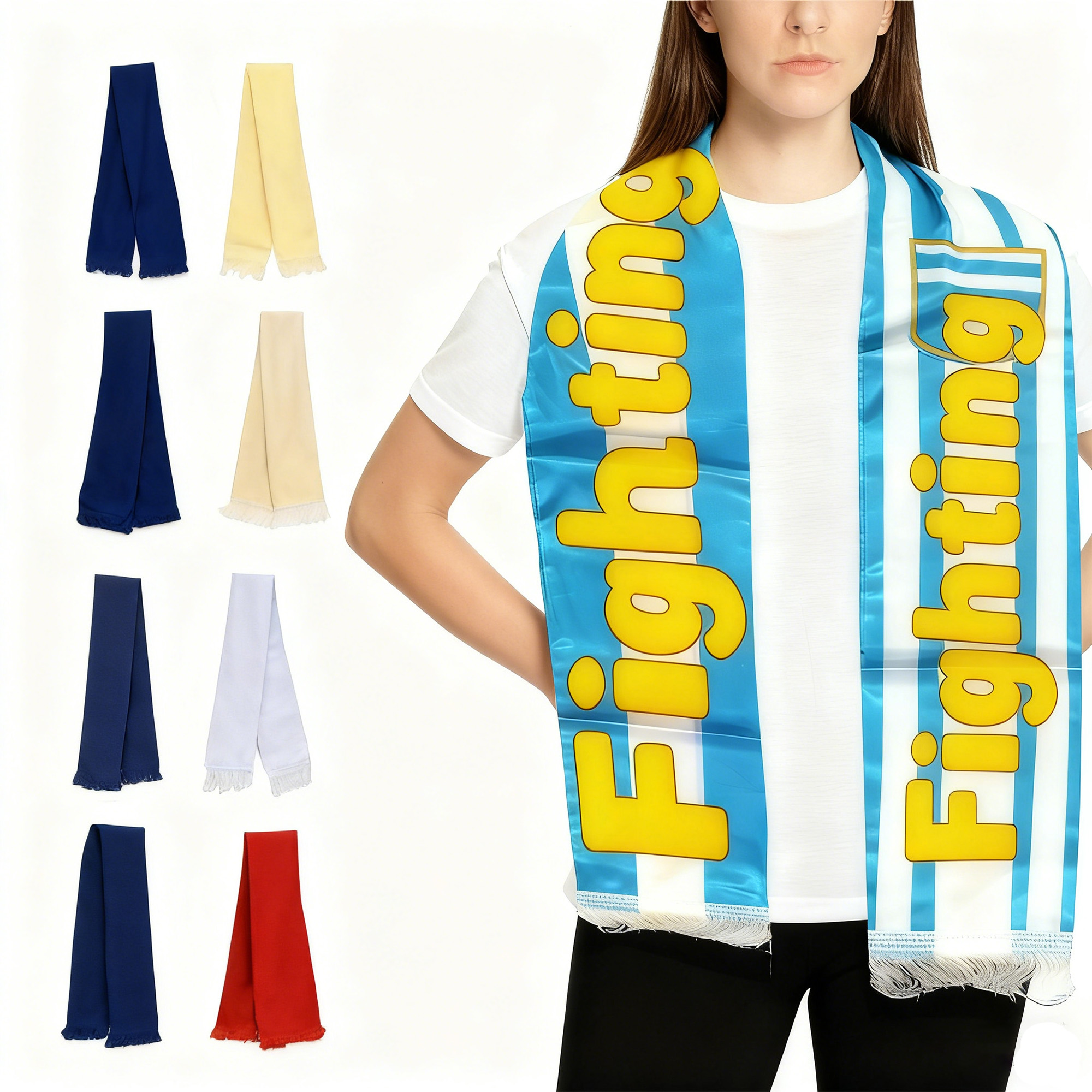 Game Day Sports Event Cheer Support Scarf 2