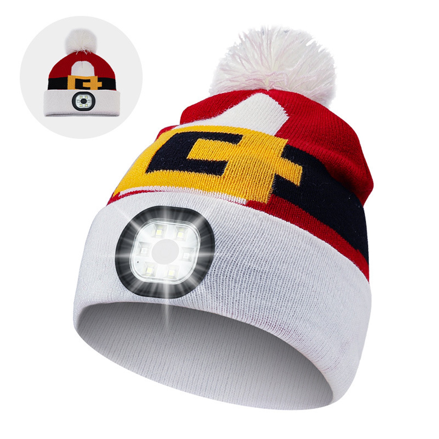 Outdoor Warm Led Cartoon Luminous Children'S Hat 5