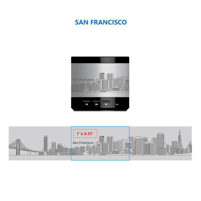 CityScape LITE Wireless Speaker 7