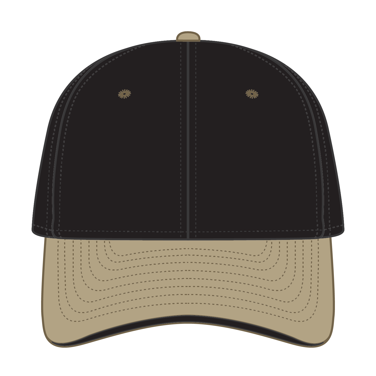OTTO CAP® OTTO FLEX® Fitted 6 Panel Low Profile Baseball Cap 12