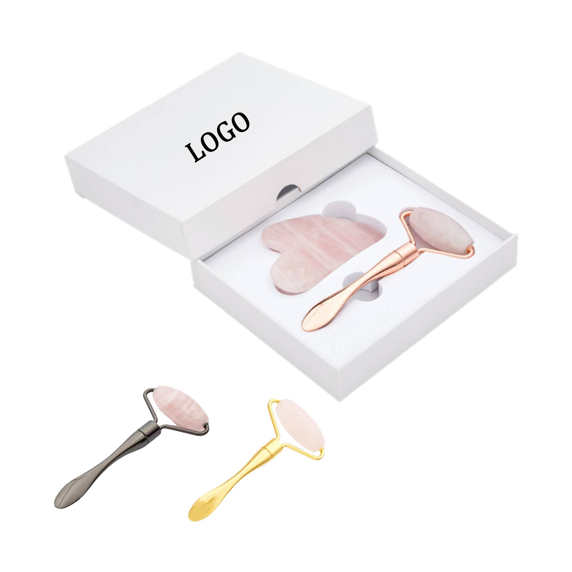 Jade Roller Gua Sha Tools Set 2