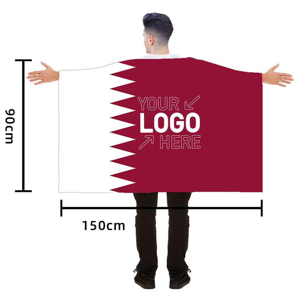 Qatar World Cup Customized National Flag Cloak 5