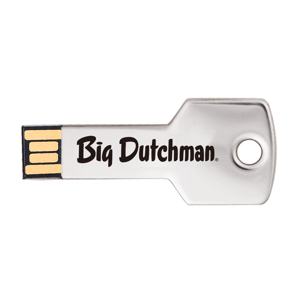 Berwyn Key Shape USB Flash Drive - Simports 16