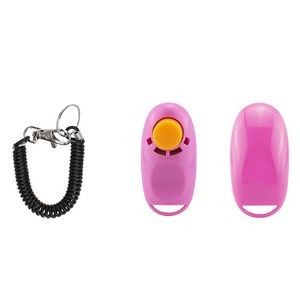 Pet Training Sound Clicker With Elastic Band 42