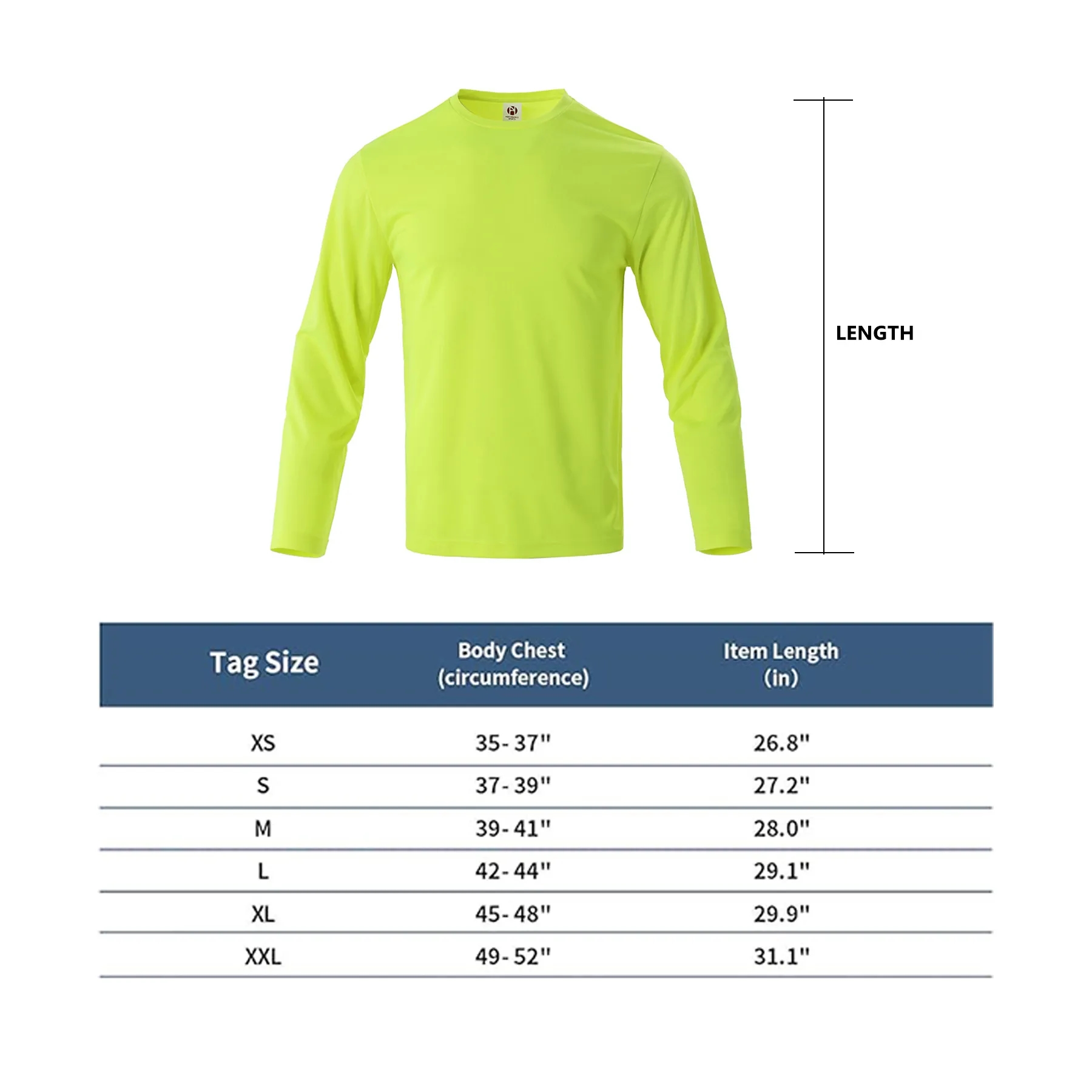 Men's Quick Dry Lightweight Long Sleeve Shirts 3