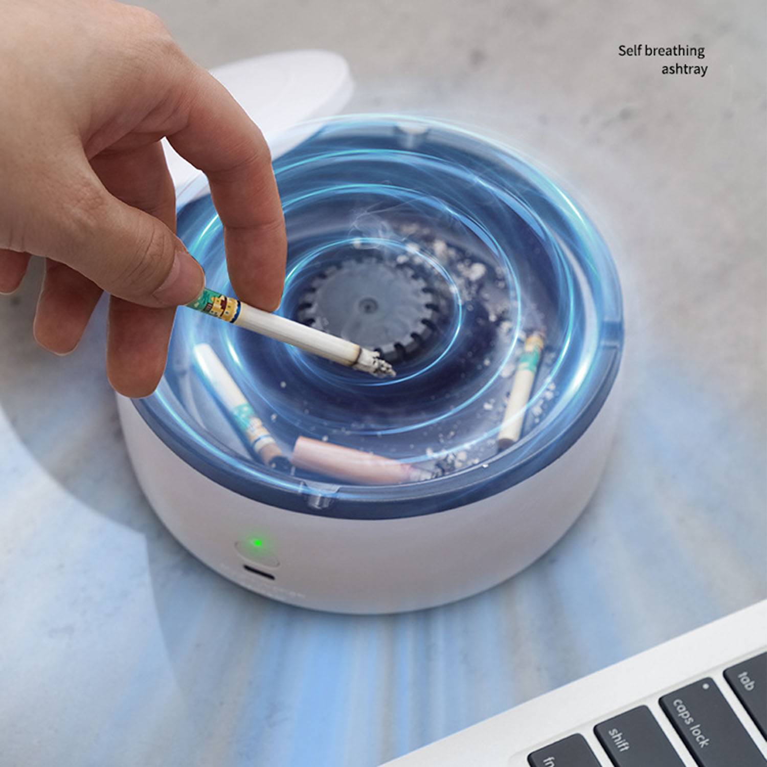 Self breathing asftray air purifier 5