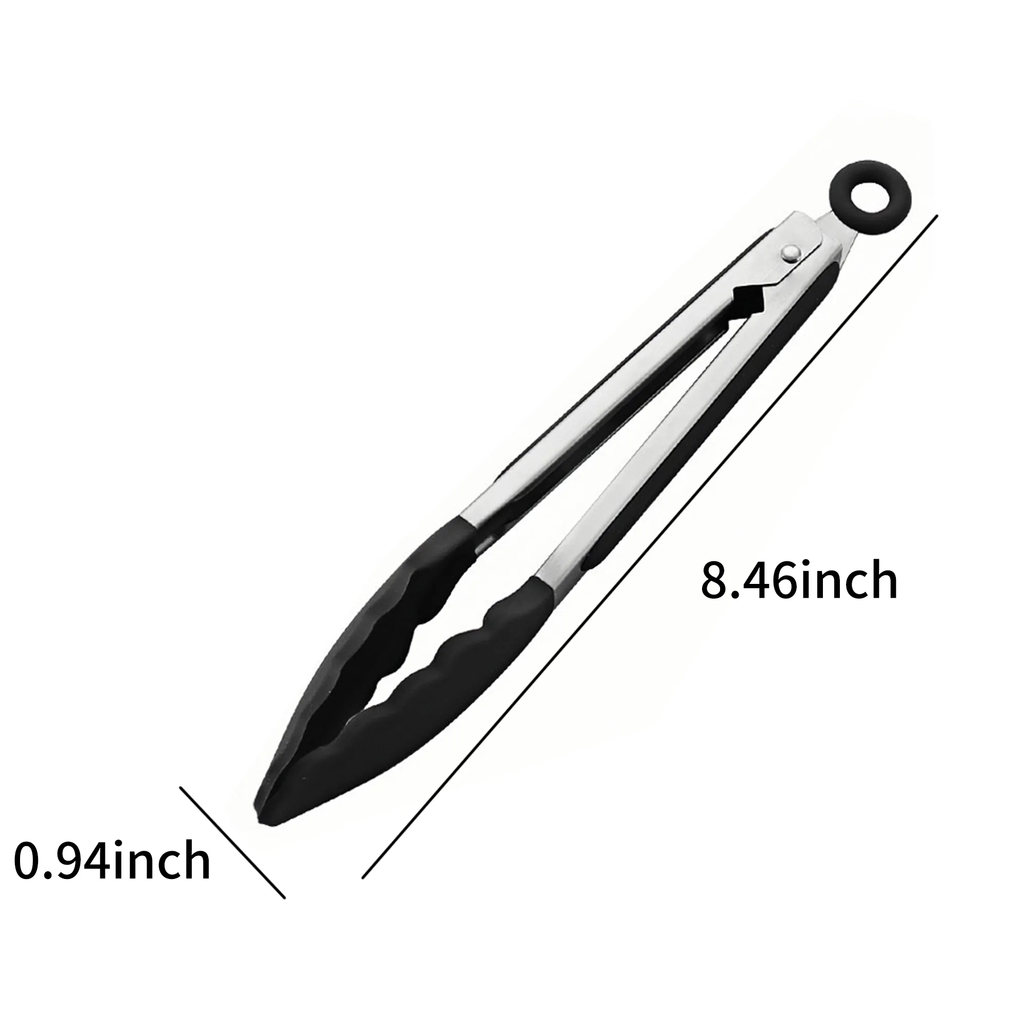 Stainless Steel Silicone BBQ Tong 4