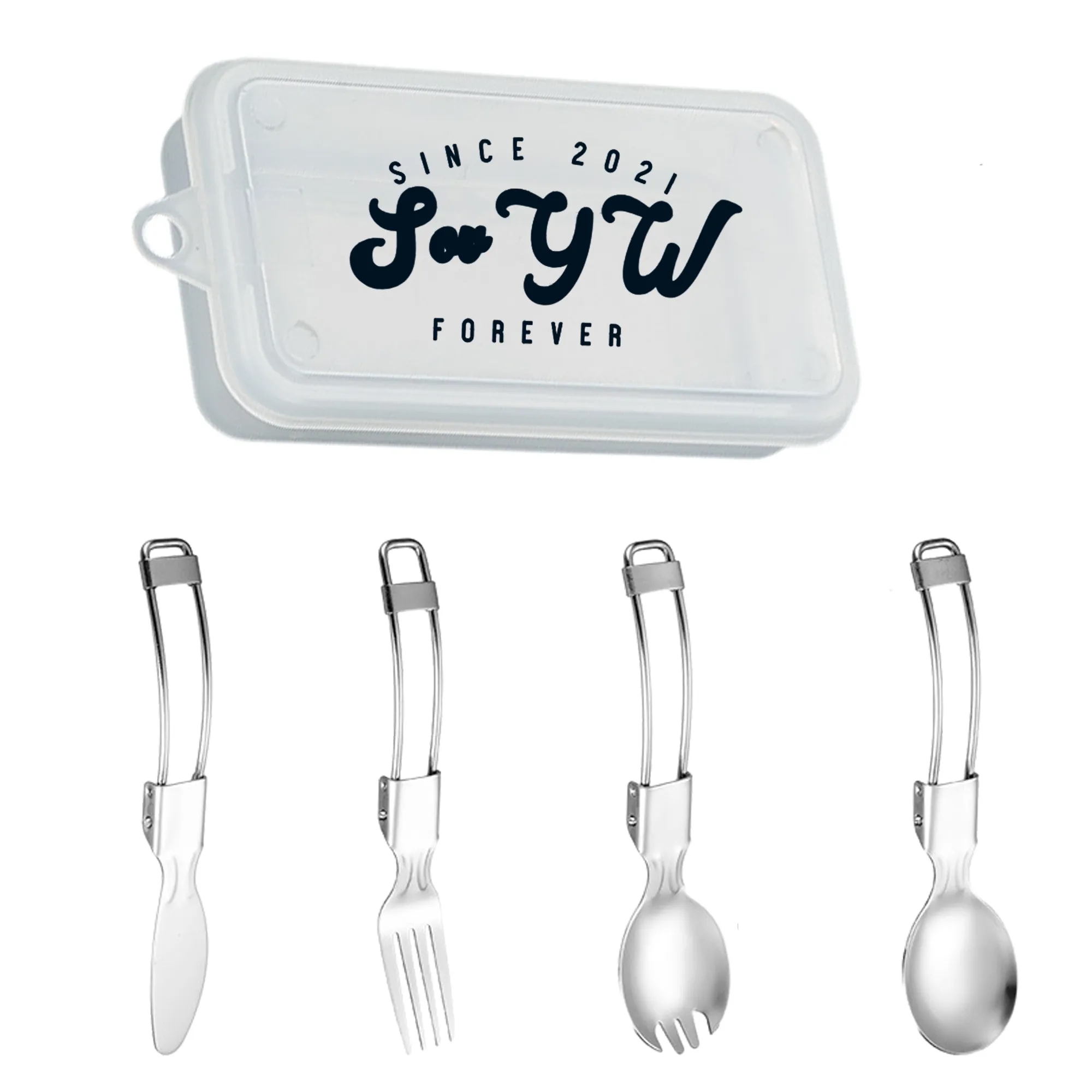 MOQ 100 Foldable Cutlery Set 3