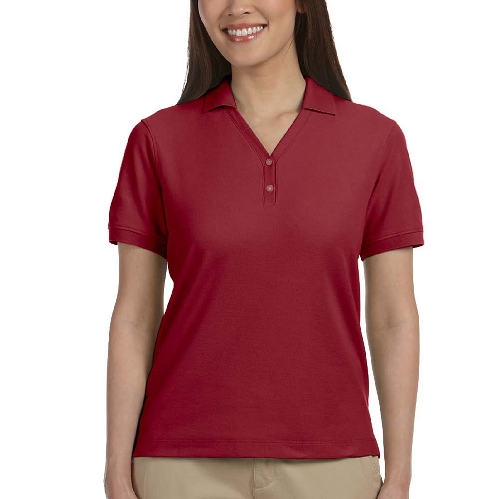 Devon & Jones® Ladies' Y-Collar Golf Polos 7