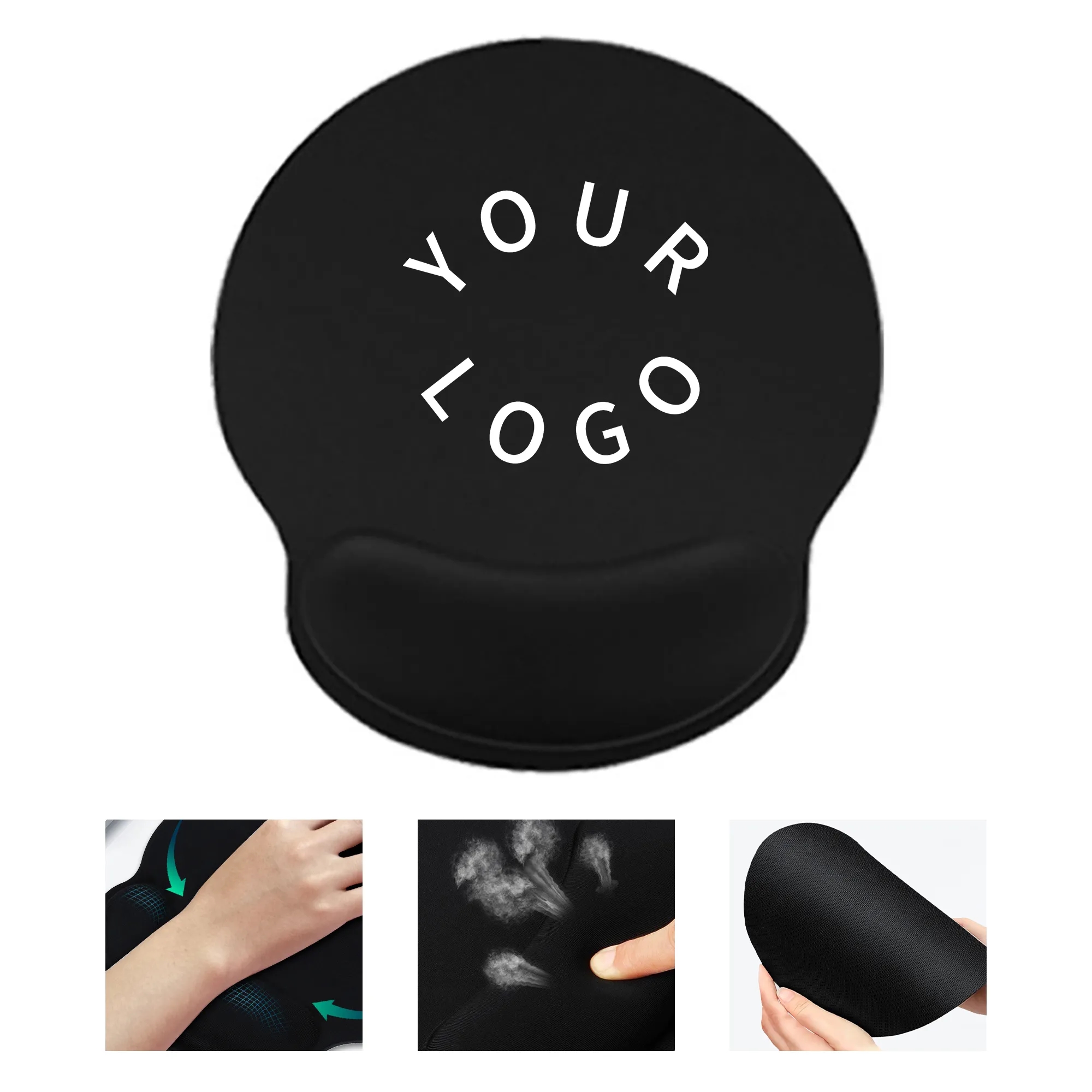 Memory Foam Mouse Pad with Wrist Support 2