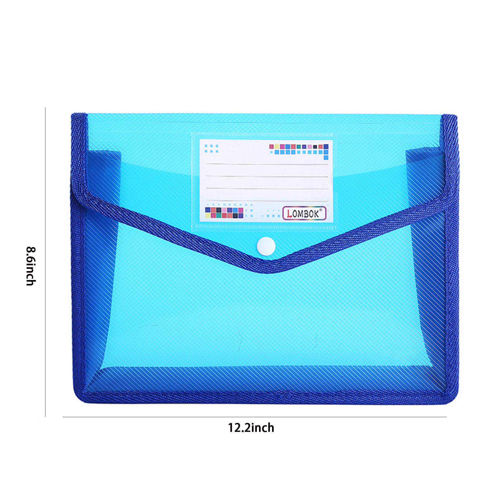 Essential Multi-Color Secure File Pockets MOQ 20 PCS 7