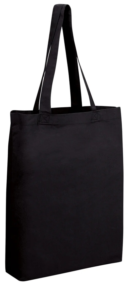 Cotton Economical Tote with Bottom Gusset, custom tote bag with logo imprint 3