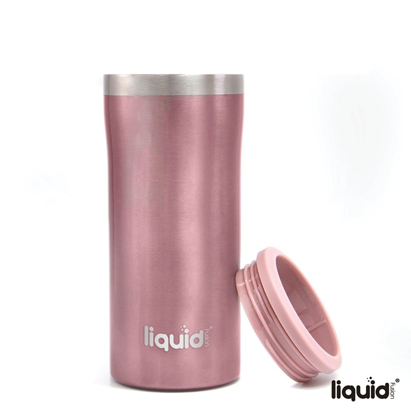 Liquid Fusion® 12 oz. Double Wall, Stainless Steel Skinny Can Cooler 43