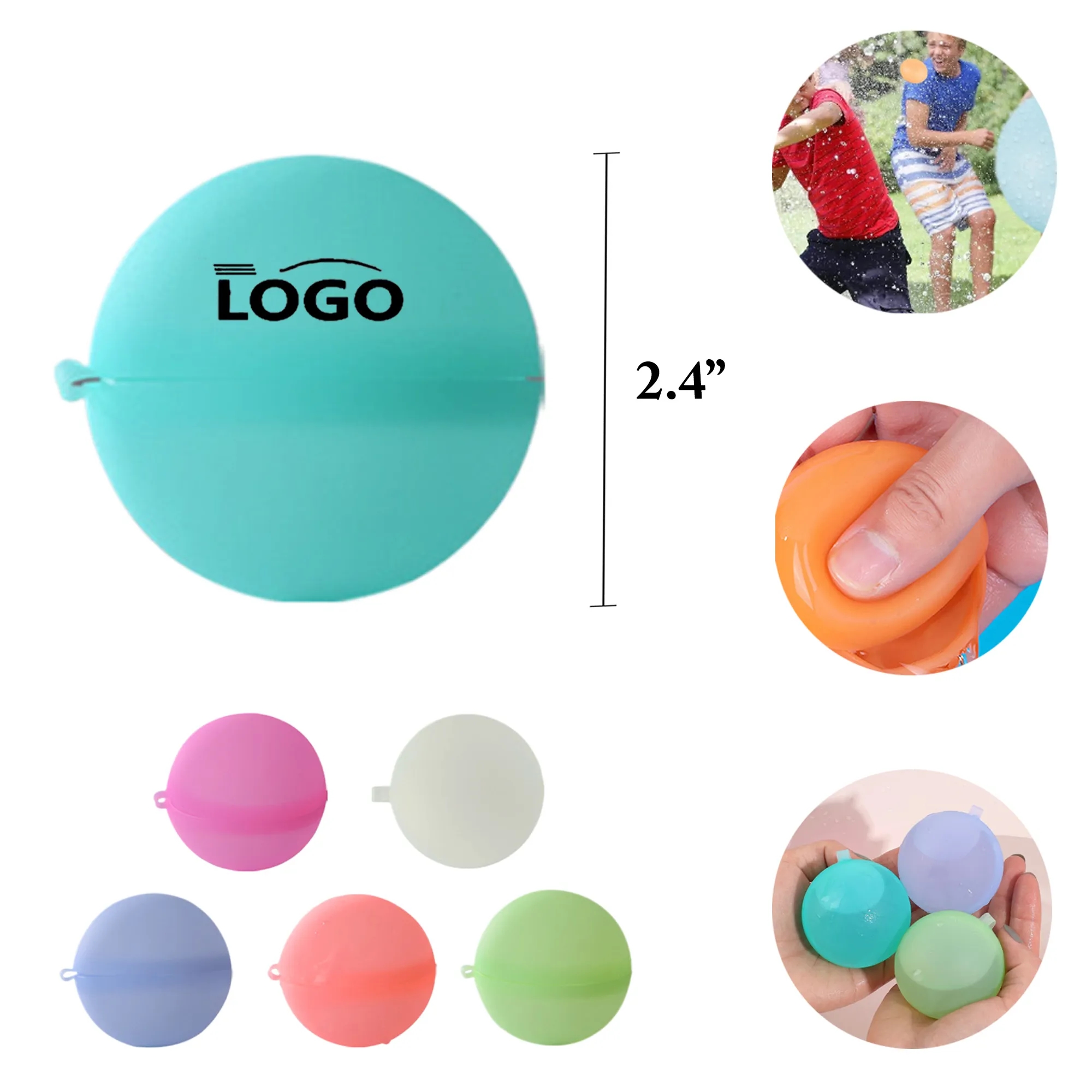Silicone Water Ball Children's Toy 7