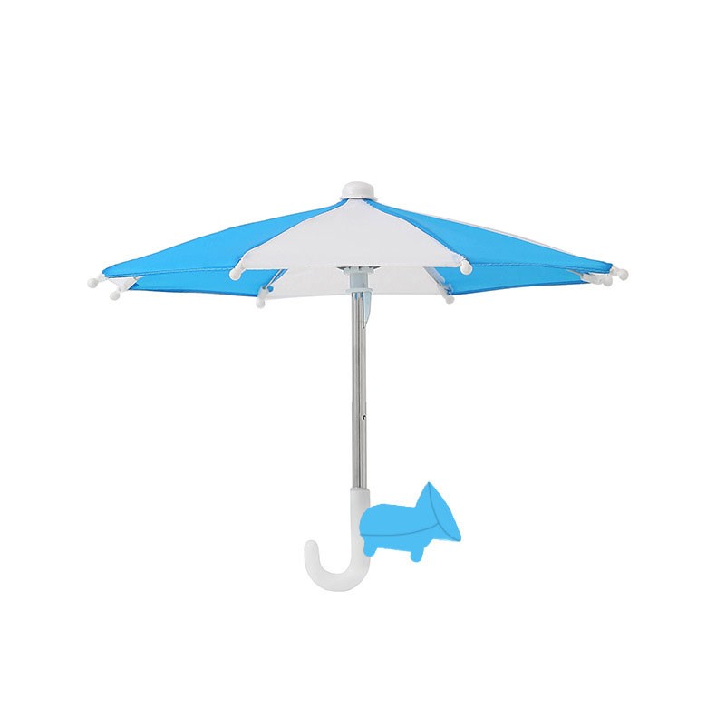 Mini Sunshade Umbrella Motorcycle Mobile Phone Stand 1